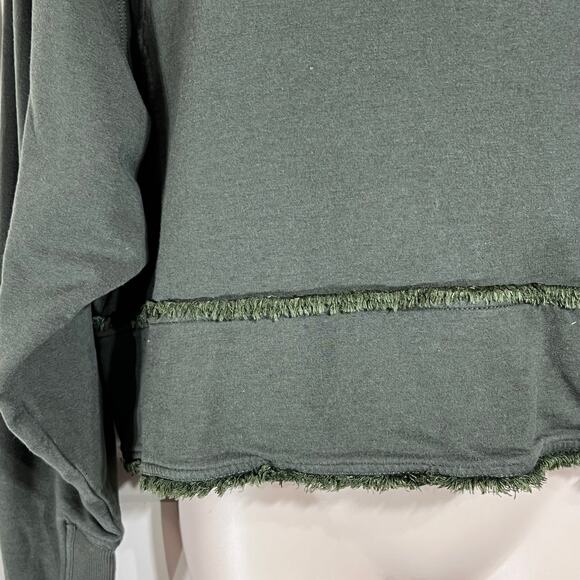 Free People Movement Dark Green Crewneck Sweatshirt, Women's Size SP - Picture 4 of 10